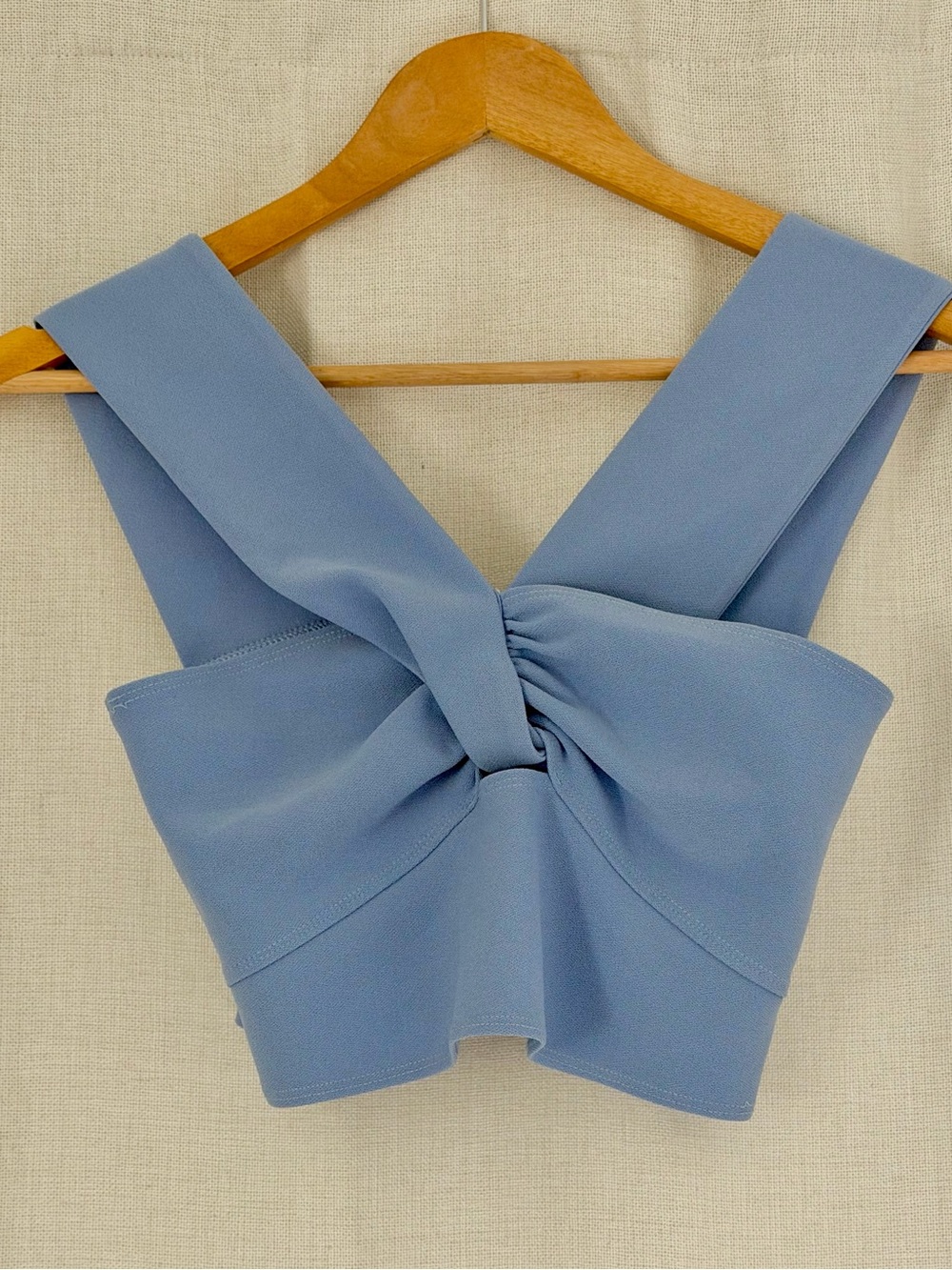 Abercrombie Knit Twist Front Cropped Tank Top Size Small